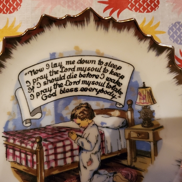 Collectible Hand Painted MI Prayer Wall Plaque - Picture 3 of 3